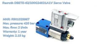 REXROTH DBETE-62 100G24K31A1V SERVO VALVE | SPECIFICATIONS & CONTROL PRECISION