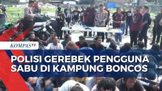 Polisi Gerebek Kampung Boncos di Palmerah, 42 Orang Positif Konsumsi Sabu