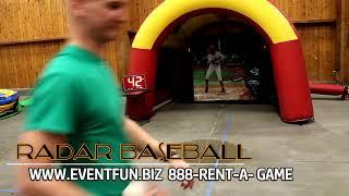 Radar Baseball Speed Pitch Radar Rentals, from Chris Nordman Associates /Eventfun Rentals