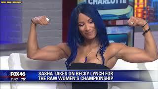 Sasha Banks on FOX 46 Good Day Charlotte 09/11/19