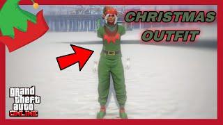 GTA 5 ONLINE - FEMALE GREEN JOGGERS ELF INVISIBLE ARMS GLITCH MODDED OUTFIT