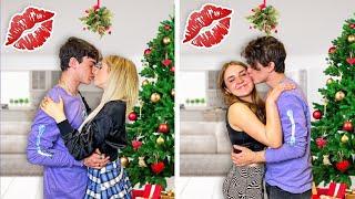 KISSING My Friends Under The MISTLETOE **prank** | Jentzen Ramirez