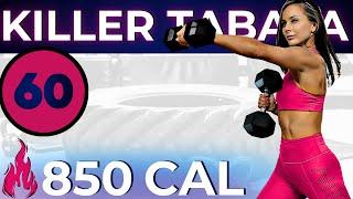 60-MIN FAT KILLER TABATA WORKOUT FOR TOTAL BODY WEIGHT LOSS, LEAN BODYBUILDING, BELLY FAT LOSS + ABS