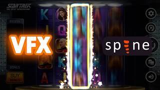 Frame VFX Animated in Spine for Slot Game