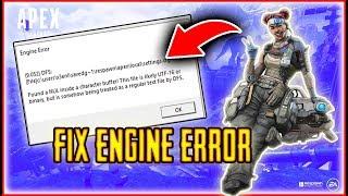 Apex legends  - How to Fix Engine Error Found a NULL inside a character buffer in Apex Legends 2020