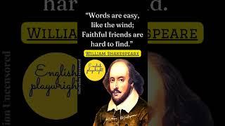 William Shakespeare Quotes|Words #shorts #inspirational