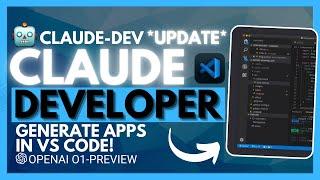 ClaudeDev UPDATE: Generate Applications within VS Code! Screenshot-To-Code! - OpenAI o1 Preview!