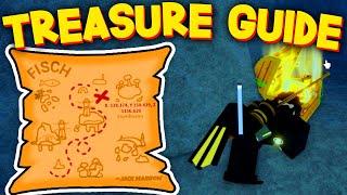 How To GET & USE TREASURE MAP FULL GUIDE in FISCH! ROBLOX