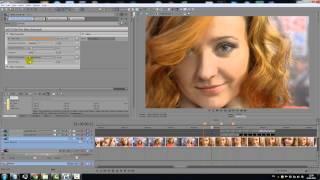Обработка кожи лица в программе Sony Vegas
