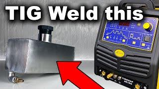 Garden Tractor Restoration - Welding up a Fuel Tank - Burton Builds