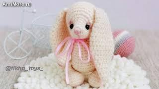 Амигуруми: схема Маленький зайка. Игрушки вязаные крючком - Free crochet patterns.