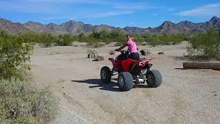 Natalie on the 450r