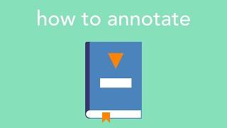 how to annotate