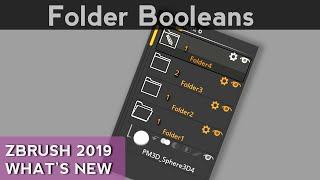 033 ZBrush Folder Boolean Deform and Subtool Master