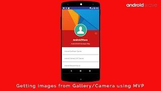 Getting images from Gallery/Camera using MVP