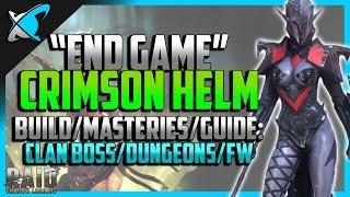 RAID: Shadow Legends | "End Game" Crimson Helm Build, Masteries & Guide | CB, Dungeons & FW | 2020