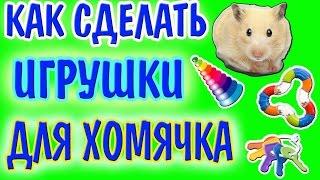 КАК СДЕЛАТЬ ИГРУШКИ ДЛЯ ХОМЯКА / ИГРУШКА ДЛЯ ХОМЯКА / Toys for HAMSTER / ХОМЯК