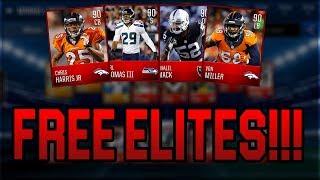 HOW TO GET FREE ELITES ON MADDEN MOBILE 18!!!