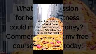 What if your passion for health and fitness could make you money? Comment "𝗔.𝗜."...