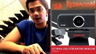 BUDGET GAMING WEBCAM | REDRADON HITMAN GW-800 Webcam Unboxing + Review