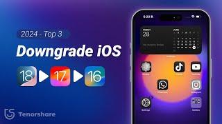 BEST iOS Firmware Downgrade Tools 2024 - How to Downgrade iOS 18/17/16/15 (Step-by-Step Guide)