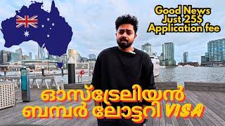 New work and Holiday Australian  Visa for Indians Malayalam | subclass 462  ബമ്പർ ലോട്ടറി Visa