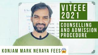 VITEEE 2021 | VIT Vellore counselling and admission procedure | fees