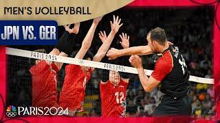 Germany STUNS second-ranked Japan in Olympic men's volleyball opener | Paris Olympics | NBC Sports