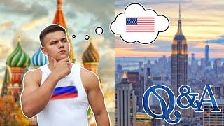 Q&A |  Russian teen gymnast speaks English fluently?  | [Русские Субтитры] [ENG SUB]