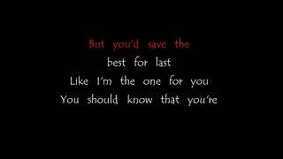 Best for Last - Karaoke - Adele