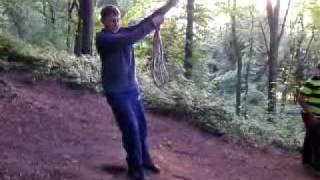 Josh Badham falling off rope swing.mp4