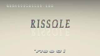 rissole - pronunciation