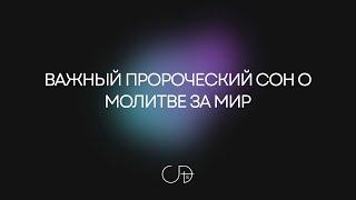 «ВАЖНЫЙ ПРОРОЧЕСКИЙ СОН О МОЛИТВЕ ЗА МИР» | Денис Орловский 09.03.2025