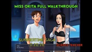 Miss Okita Full Walkthrough | Summertime Saga 0.20.16 | Miss Okita Complete Storyline