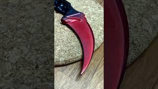 CS:GO Karambit! #3dprint #3dprinted #3dprinting #resinprinter #resin #uvresin #karambit #knife #csgo