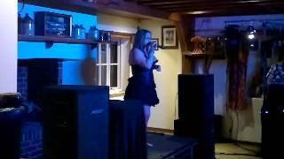 Amanda Symons singing 'Puppet On A String'