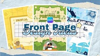 Front Page Design Ideas using Canva | Border Design | Canva Design | Charlz Arts