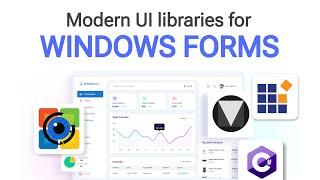 WinForms : Modern UI libraries for Winforms C# | Syncfusion | Material Skin | Metro UI