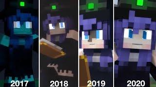 The Evolution Of Stella (2017-2020) Minecraft Animations | Rainimator