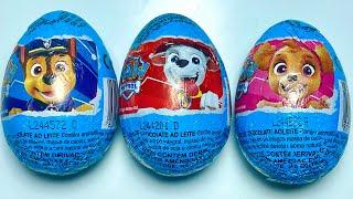 PAW PATROL EGGS SURPRISES CHOCOLATE AND TOYS | SATISFYING VIDEO