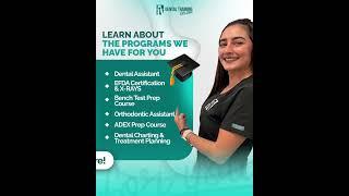 DENTAL PROGRAMS #shots  #dentaltraining #dentaltrainingforyou #dentist #dentalassistant #efda #adex