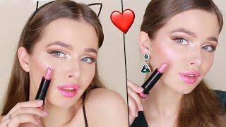 МАКИЯЖ И УКЛАДКА КО ДНЮ ВЛЮБЛЕННЫХ! Valentine's Day MakeUp Tutorial | Яна Русая