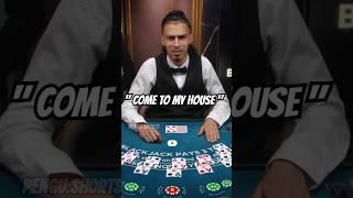 Dealer invites me to his house  #blackjack #blackjackcasino #online #rainbet