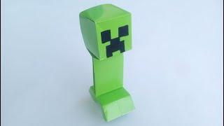 Крипер из майнкрафт оригами (Tavin), Creeper from minecraft origami