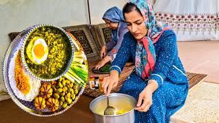 Baghali Ghatogh(Fava Beans Stew)Baking Easy and Delicious Recipe Stew Iranian food#daral#villagelife