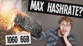 Gigabyte GTX 1060 6GB Overclocking for Mining Ethereum (How to MAXIMIZE HASHRATE)