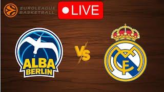  Live: Alba Berlin vs Real Madrid | EuroLeague 2024-2025 | Live Play by Play Scoreboard