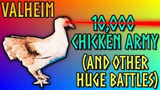 When 10,000 Chickens Battle! & More | Valheim