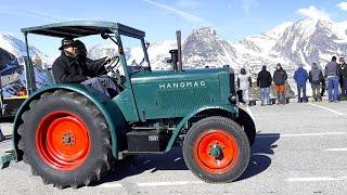 Präsentation der ankommenden WM Teilnemer 22. Oldtimer Traktor WM am Großglockner 21.09.2024