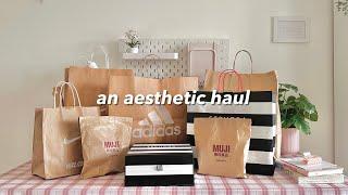 a huge haul  | muji, lululemon, sephora, nike..